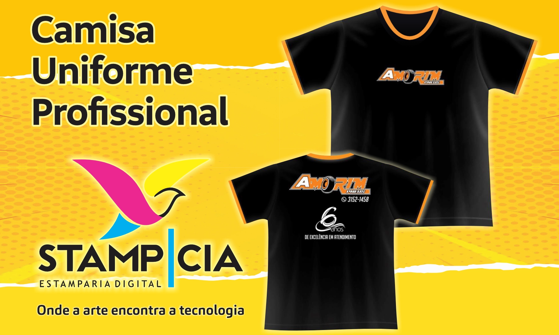 Camisa Uniforme - Camiseta Personalizada